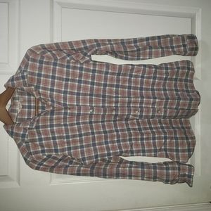 Woolrich Cotton Plaid flannel shirt size Small #028